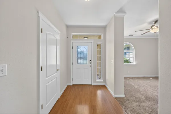wooden floor in a gallery