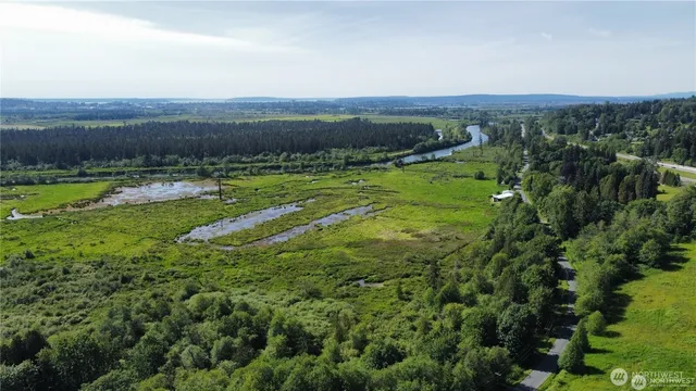 an aerial view of a garden with plants