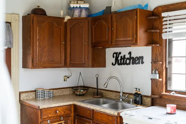 a view of wooden floor