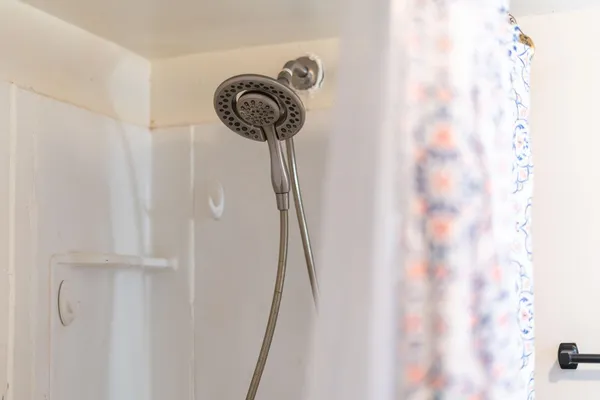 a close view of the sink