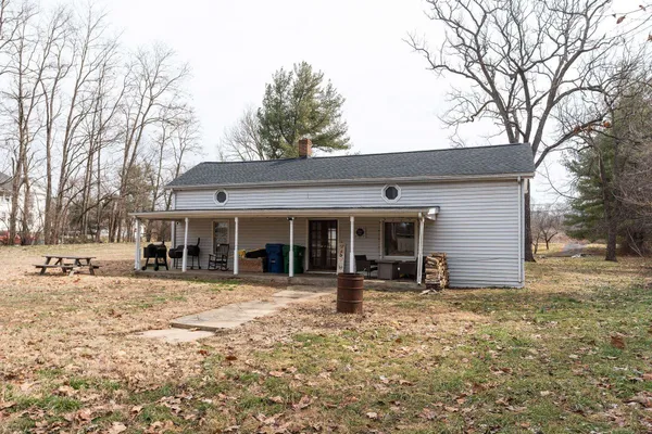 a view of lake and mountain