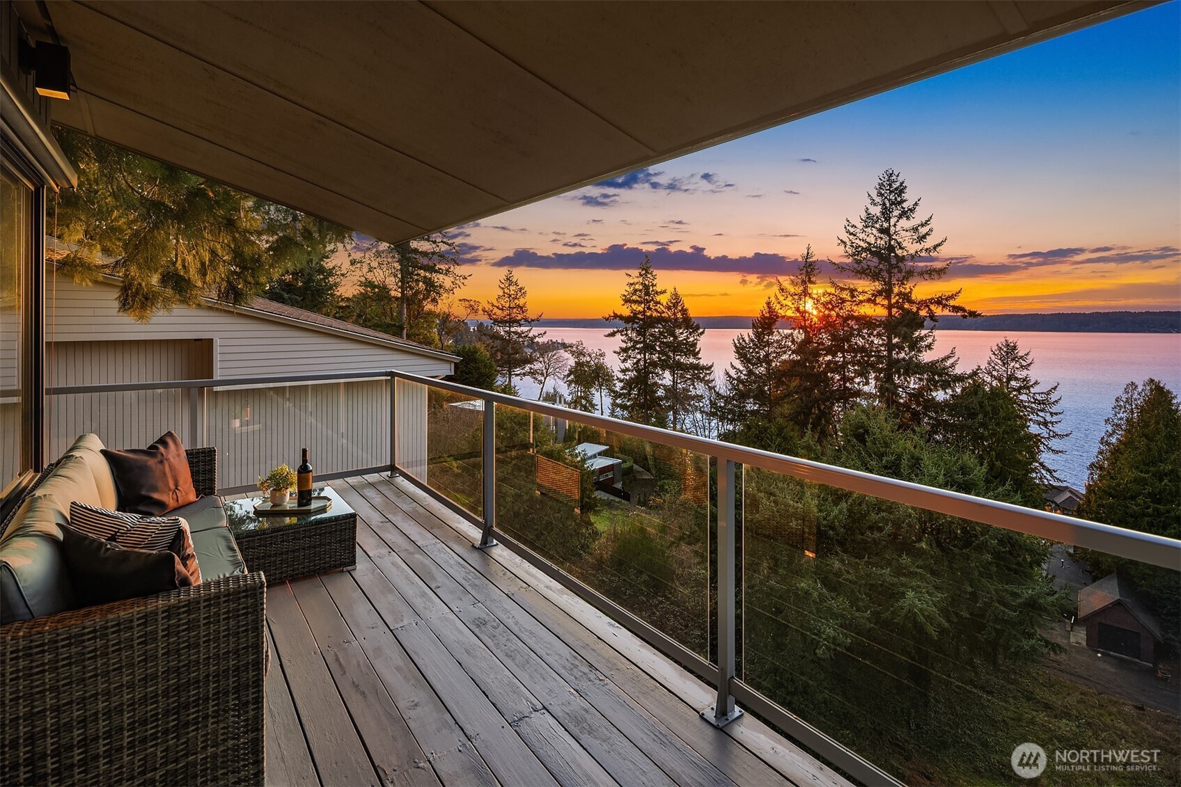 15733 25th Avenue Southwest Burien, WA 98166 - Photo 35 of 38 a view of a balcony with chairs