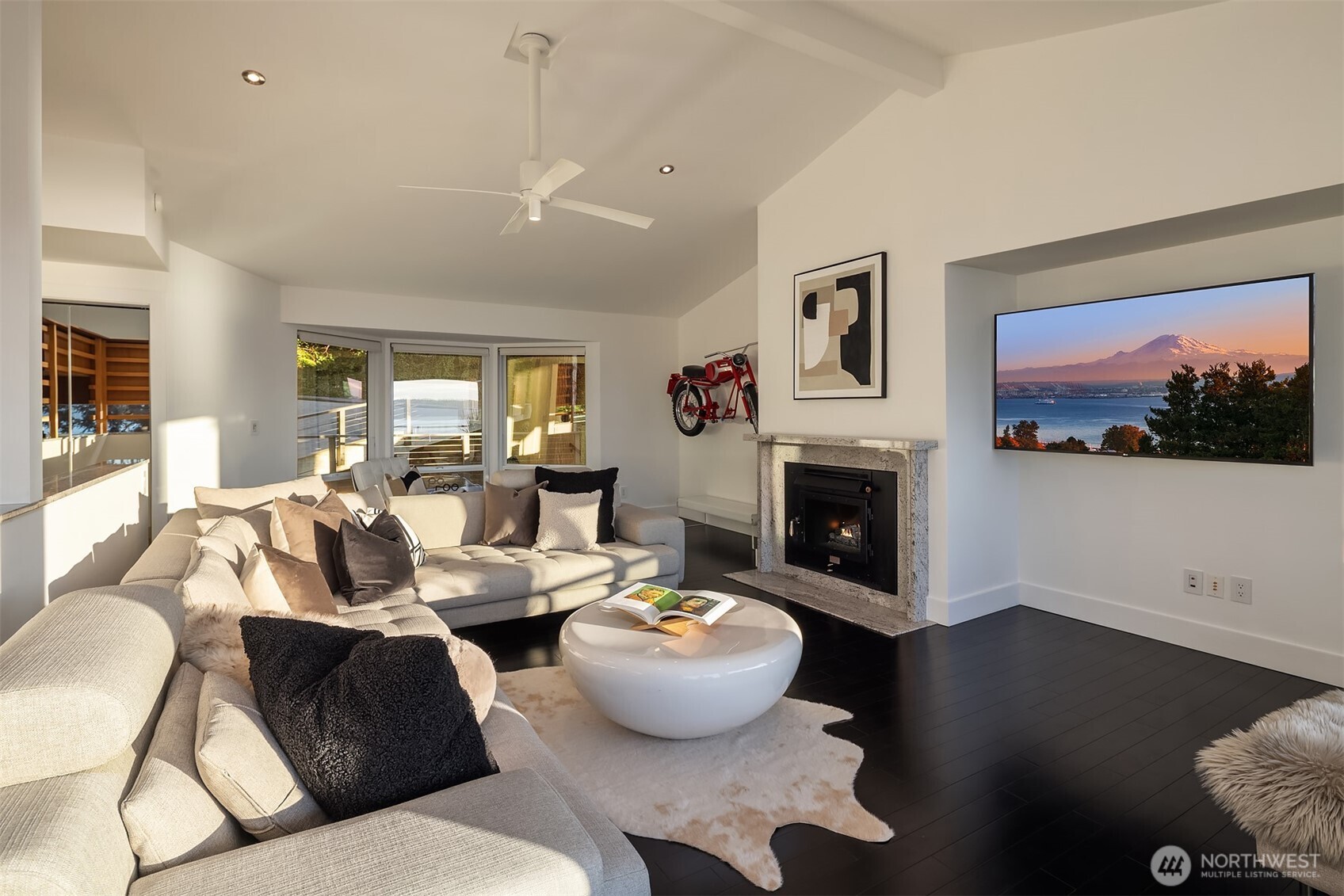 15733 25th Avenue Southwest Burien, WA 98166 - Photo 7 of 38 a living room with furniture and a fireplace