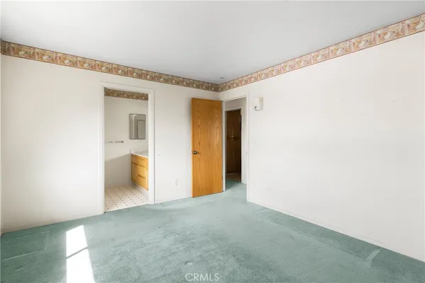 a view of a room with a empty space