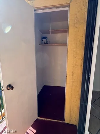 a view of walk in closet