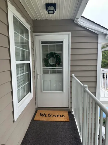 a view of an entryway door