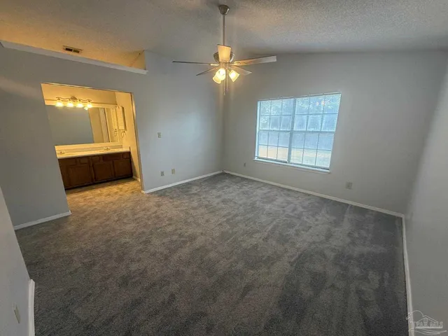 a view of a livingroom with a window