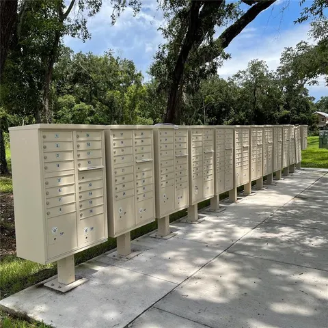 a view of a small barn