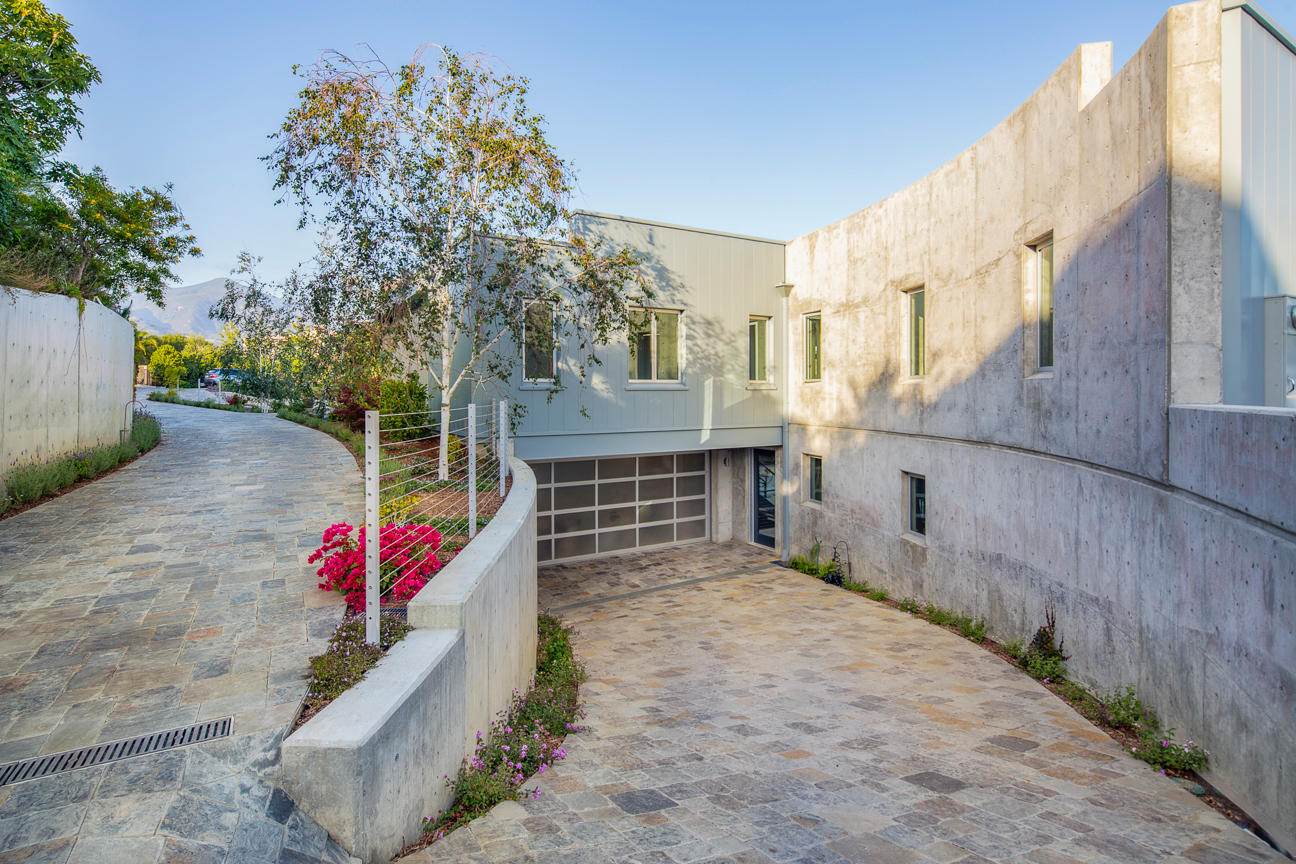 376 Las Alturas Road Santa Barbara, CA 93103 - Photo 33 of 36 a view of a house with a garage