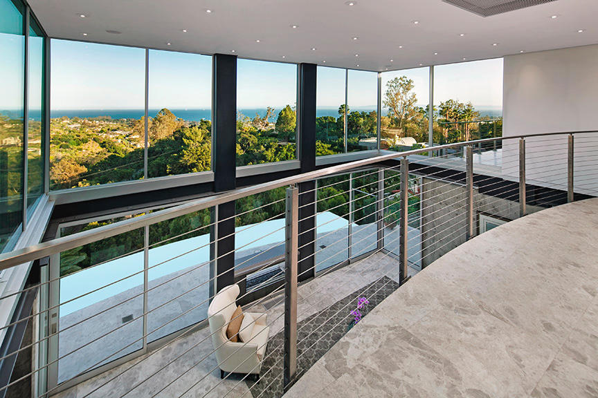 376 Las Alturas Road Santa Barbara, CA 93103 - Photo 6 of 36 a view of a floor to ceiling window
