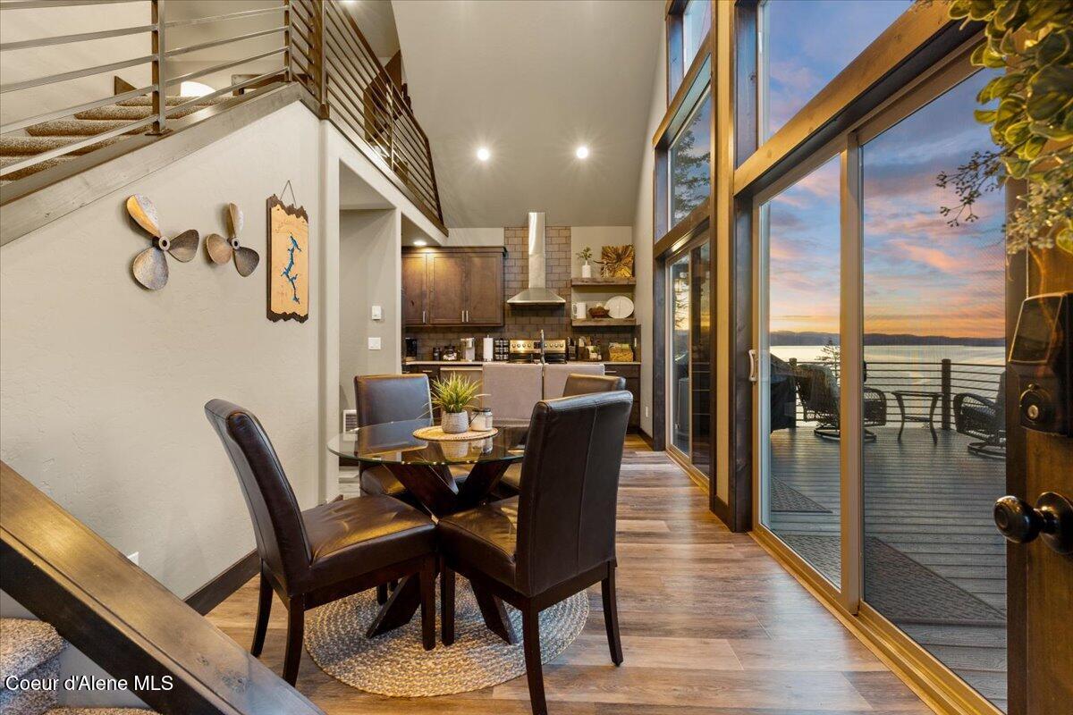 7809 East Bridger Trail Harrison, ID 83833 - Photo 16 of 51 Dining Sunset