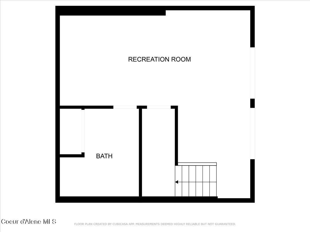 7809 East Bridger Trail Harrison, ID 83833 - Photo 50 of 51 Floorplan Basement