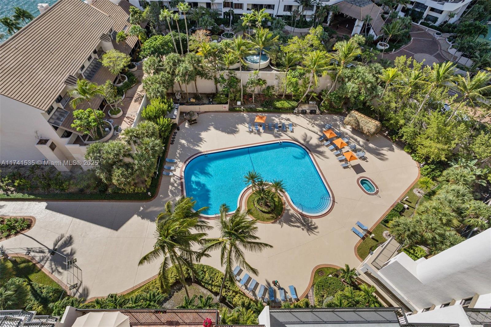 540 Brickell Key Drive, Unit 1519 Miami, FL 33131 - Photo 18 of 48 an aerial view of a house with outdoor space
