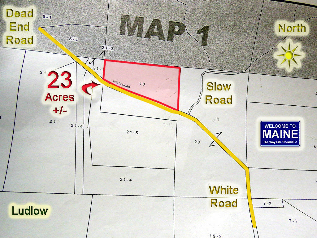 Lot 48 White Road Houlton, ME 04730 - Photo 10 of 27 set-map-white-land-ludlow