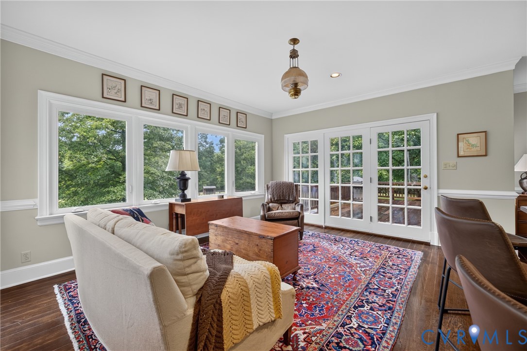 1108 Shallow Well Road Manakin-Sabot, VA 23103 - Photo 36 of 86 Wood-finish flooring, white crown molding, recesse