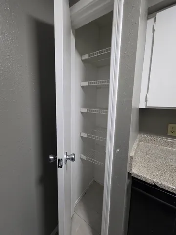 a view of walk in closet