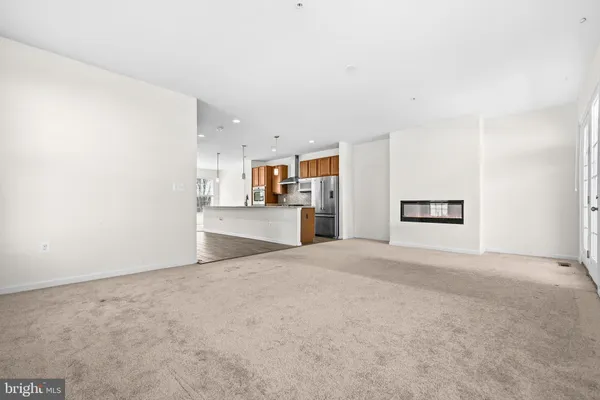 a view of an empty room