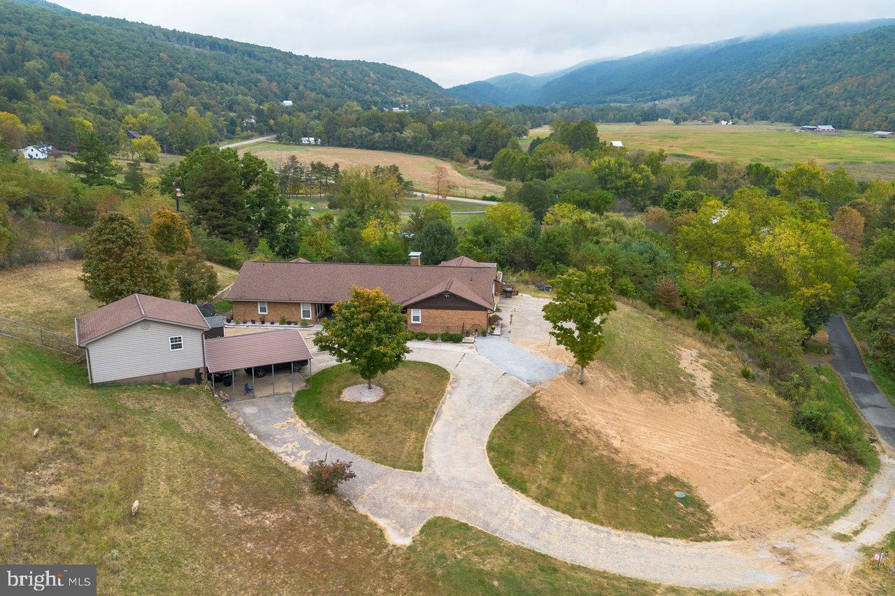 120 Galen Hedrick Road Franklin, WV 26807 - Photo 2 of 115 an aerial view of a house with a mountain
