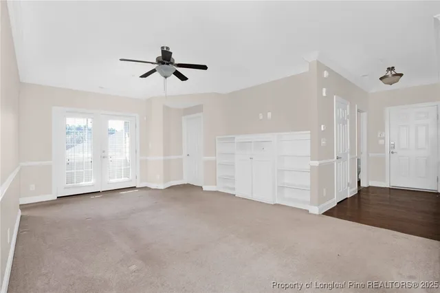 wooden floor in an empty room