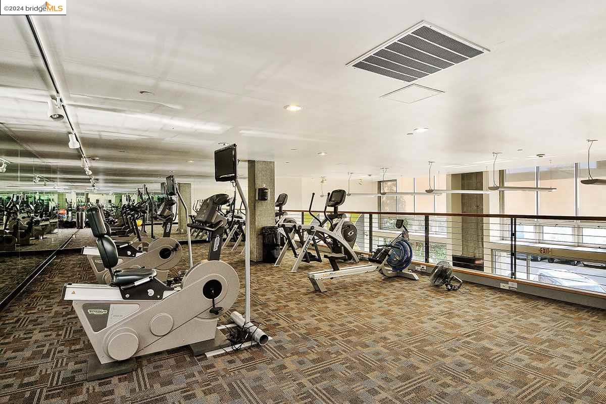 311 Oak Street, Unit 540 Oakland, CA 94607 - Photo 21 of 21 a view of a room with gym equipment