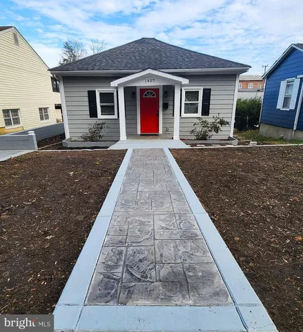 a front view of house with yard