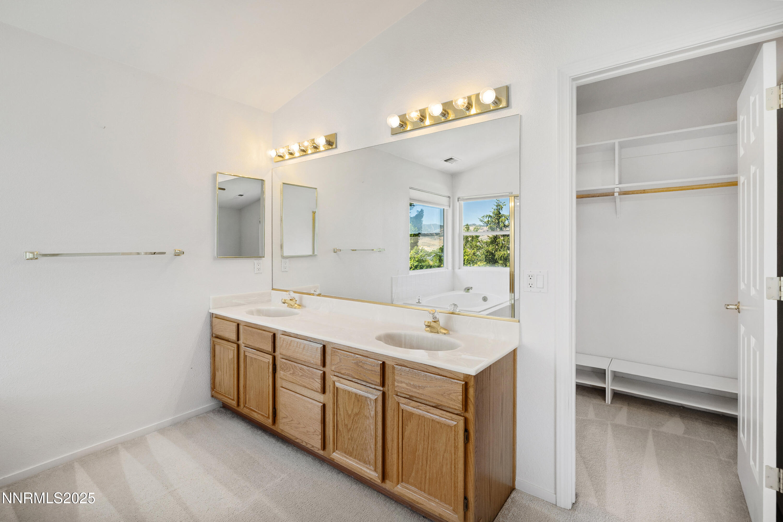 14330 Ghost Rider Drive Reno, NV 89511 - Photo 15 of 41 a bathroom with a sink and a mirror
