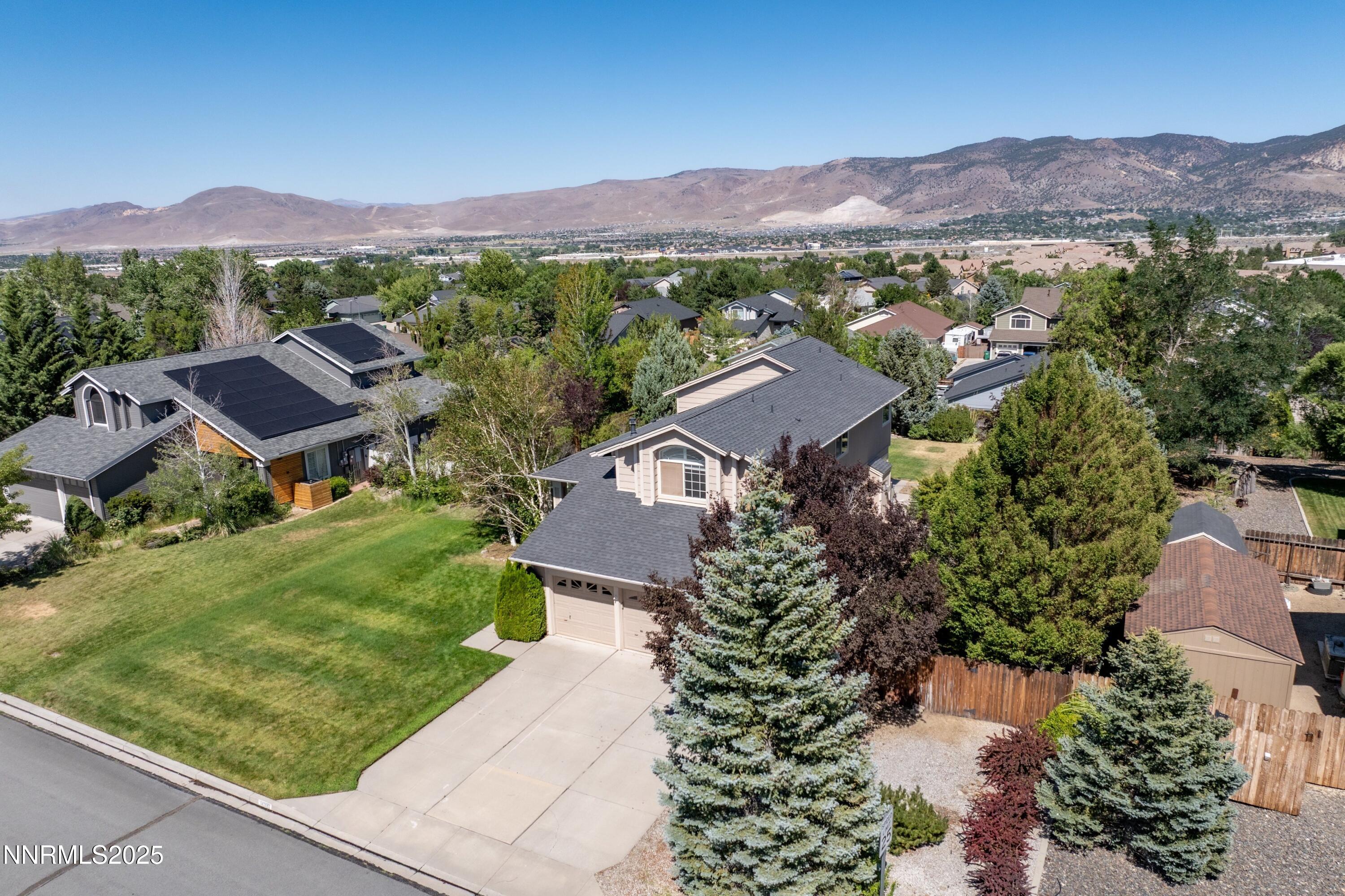 14330 Ghost Rider Drive Reno, NV 89511 - Photo 37 of 41 an aerial view of a house with a garden