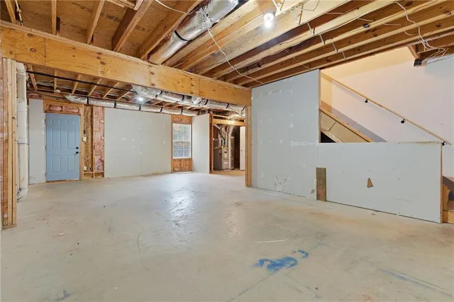 a view of empty room