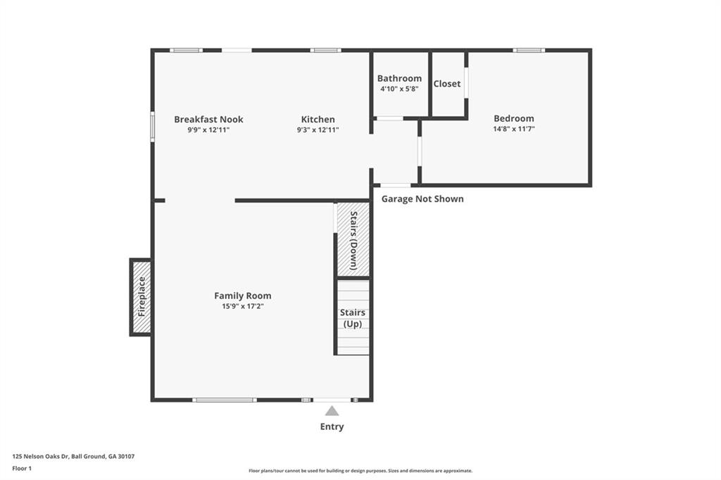 125 Nelson Oaks Drive Ball Ground, GA 30107 - Photo 38 of 41 a picture of a floor plan