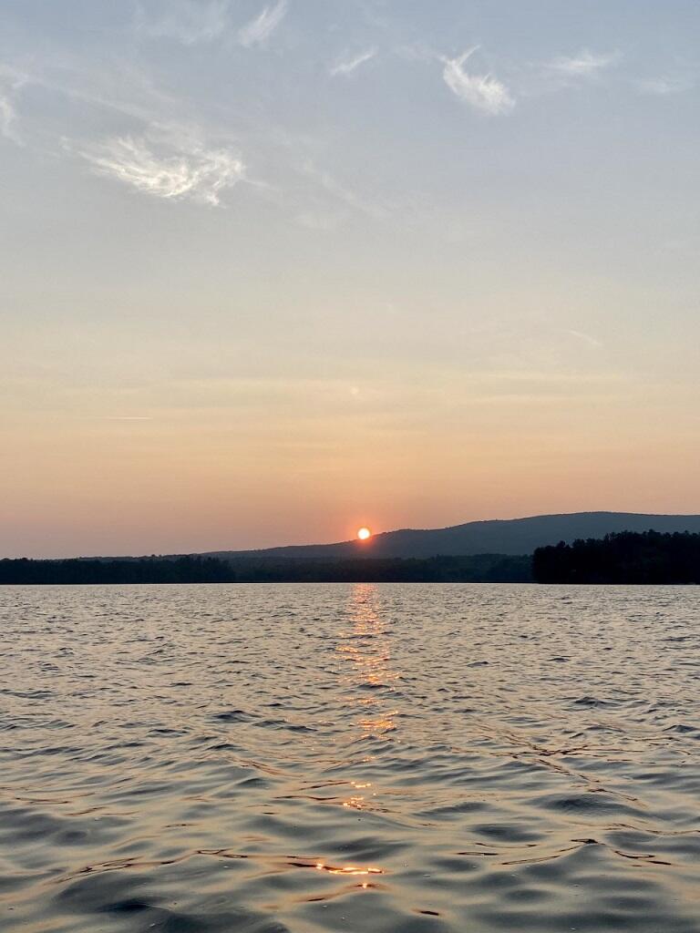 61 Juniper Circle Rome, ME 04963 - Photo 81 of 84 Long Pond sunset