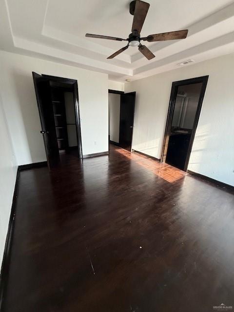 7610 Wagon Trail Drive Mission, TX 78572 - Photo 12 of 43 a view of an empty room with wooden floor and a ceiling fan
