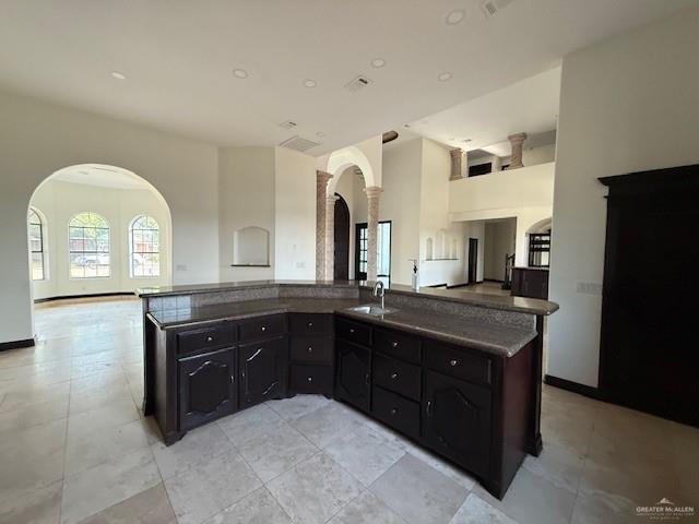 7610 Wagon Trail Drive Mission, TX 78572 - Photo 43 of 43 a spacious bathroom with a granite countertop sink a mirror and shower