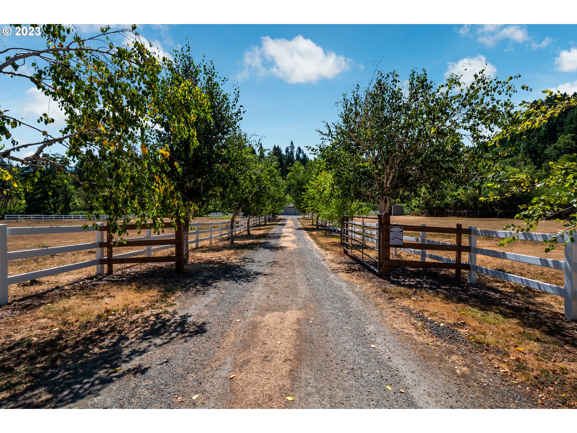 36476 McGowen Creek Road Springfield, OR 97478 - Photo 6 of 36 a view of a yard with wooden fence