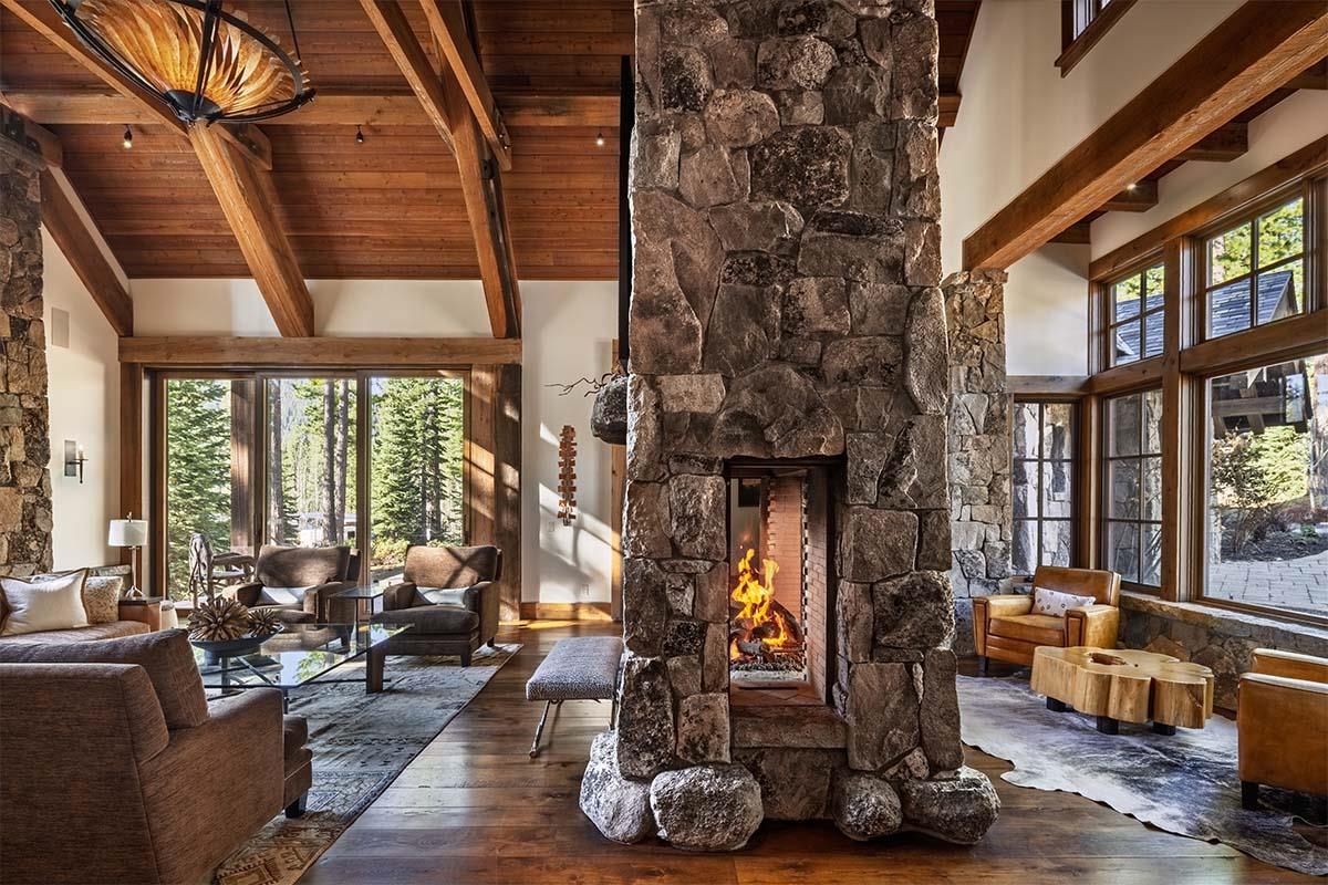8186 Valhalla Drive Truckee, CA 96161 - Photo 6 of 28 a living room with furniture a rug and a large window