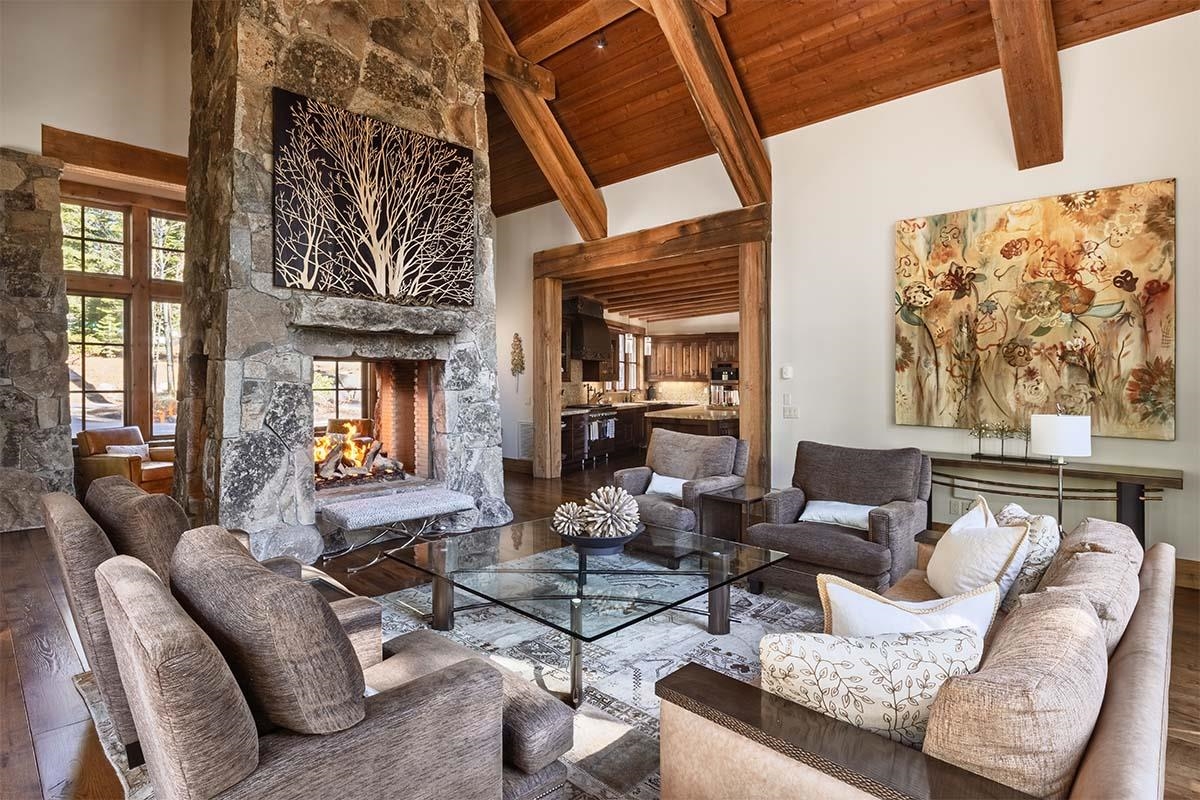 8186 Valhalla Drive Truckee, CA 96161 - Photo 10 of 28 a living room with furniture and a large window