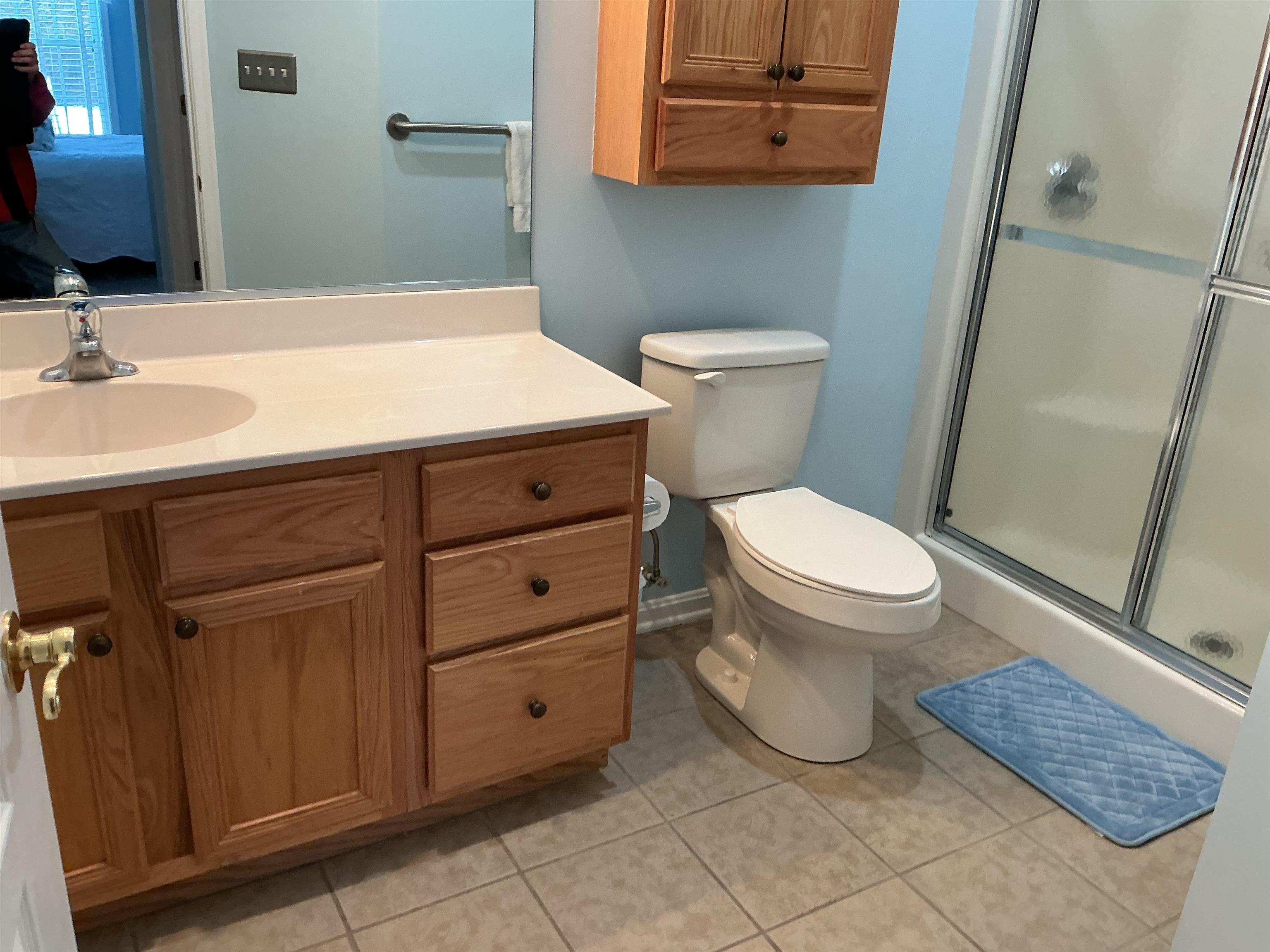 1731 Highway 9, Unit 25 Ocean View, NJ 08230 - Photo 11 of 21 a bathroom with a sink toilet and mirror