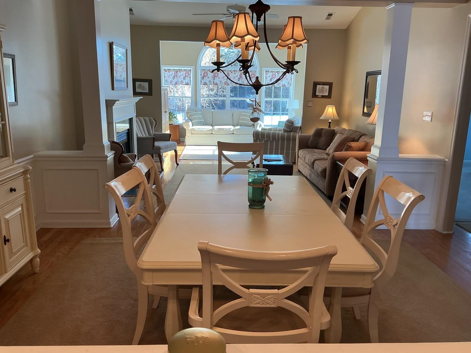1731 Highway 9, Unit 25 Ocean View, NJ 08230 - Photo 4 of 21 a view of a dining room with furniture and wooden floor