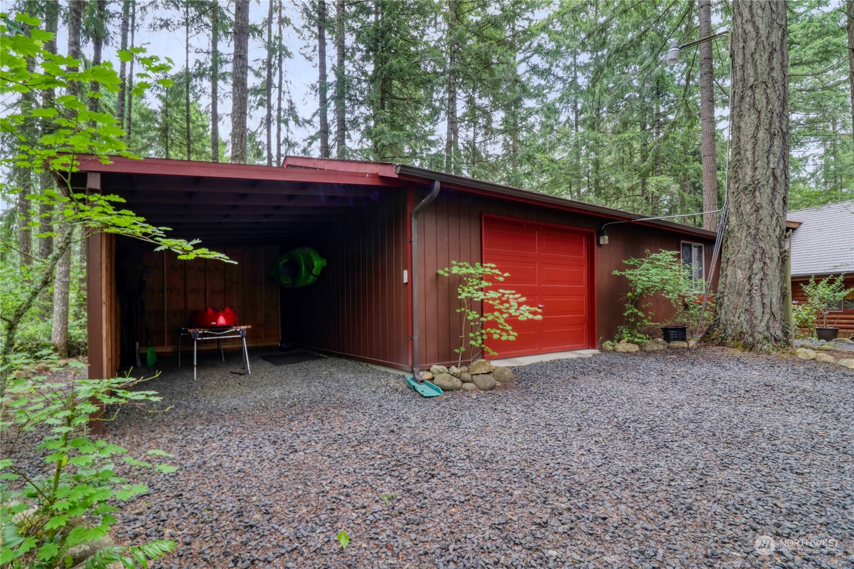 18114 Rampart Drive Southeast Yelm, WA 98597 - Photo 31 of 38 a view of a couches under an umbrella
