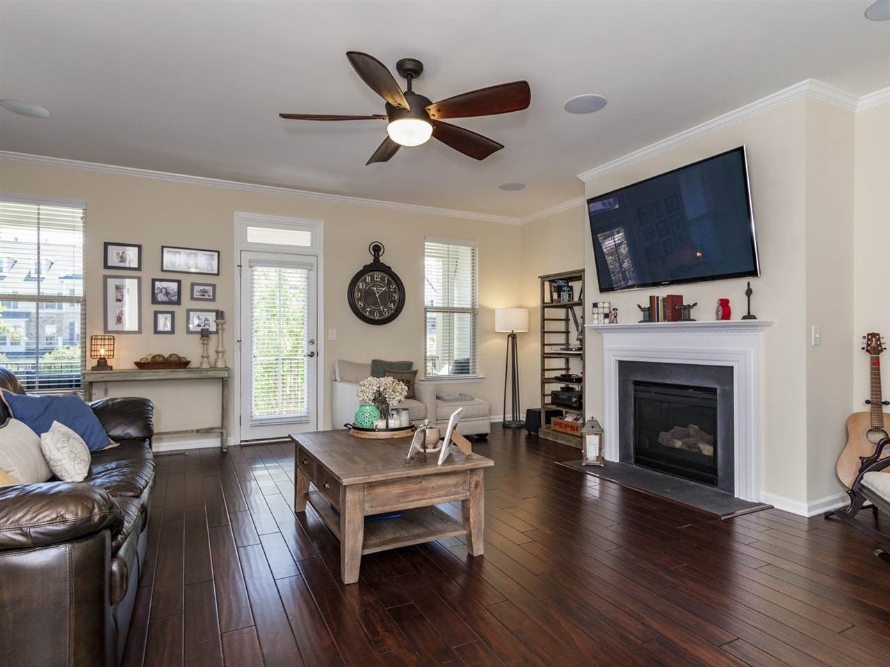 1310 Cornell Place Raleigh, NC 27607 - Photo 7 of 25 Family room with 2nd floor porch access