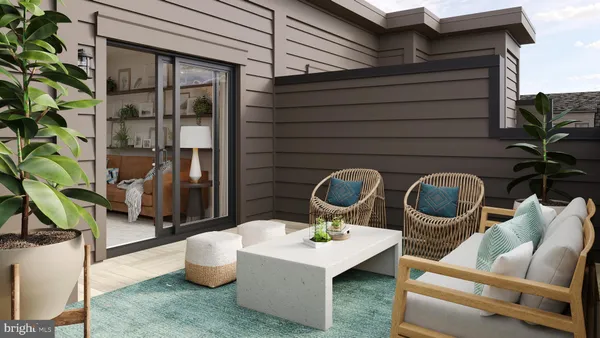 a view of sitting area in balcony