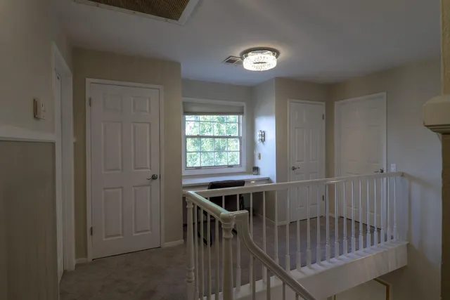 a view of a livingroom with furniture