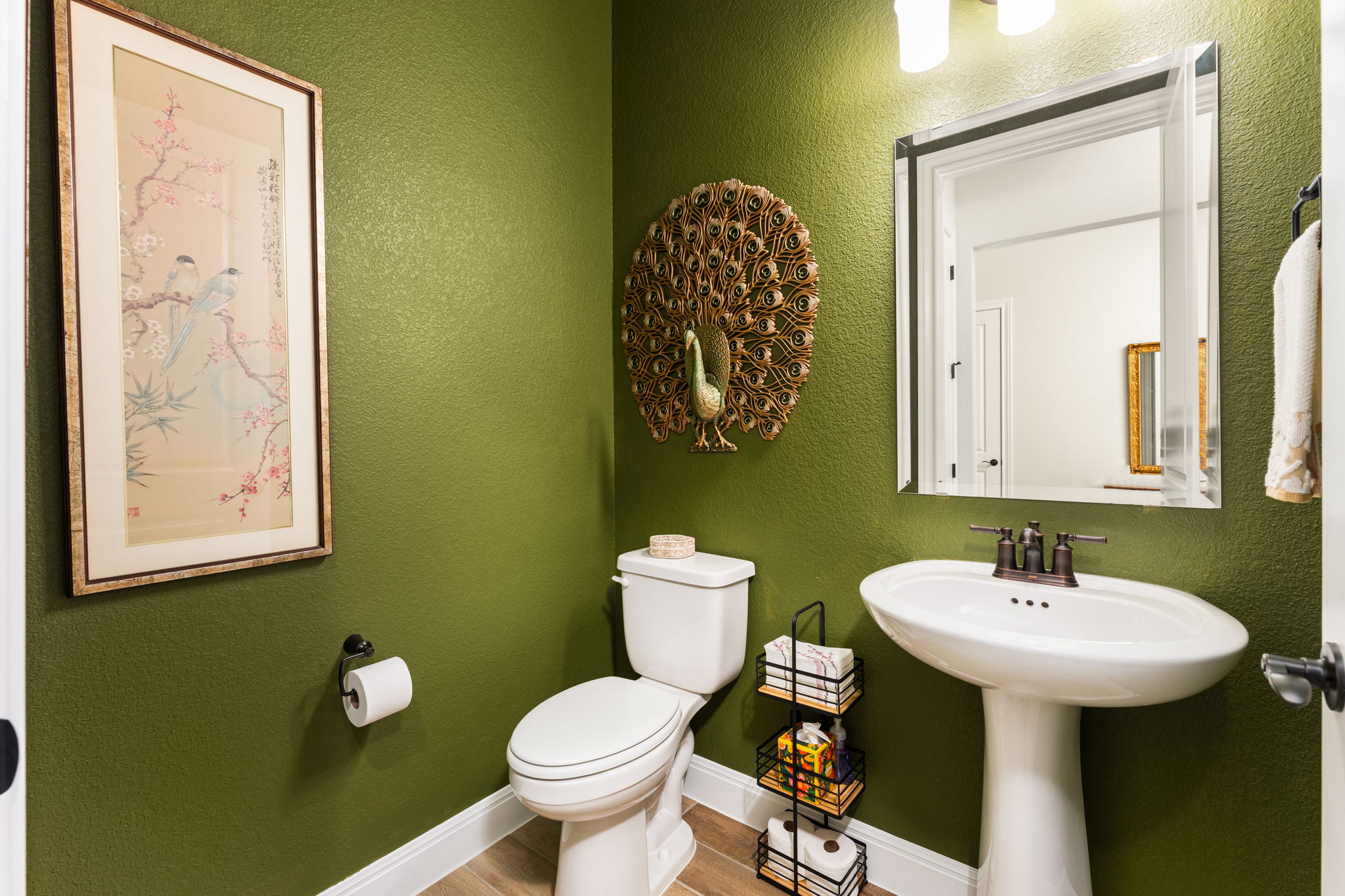 112 Telegraph Lane Georgetown, TX 78633 - Photo 21 of 35 The home also features a convenient half bathroom.