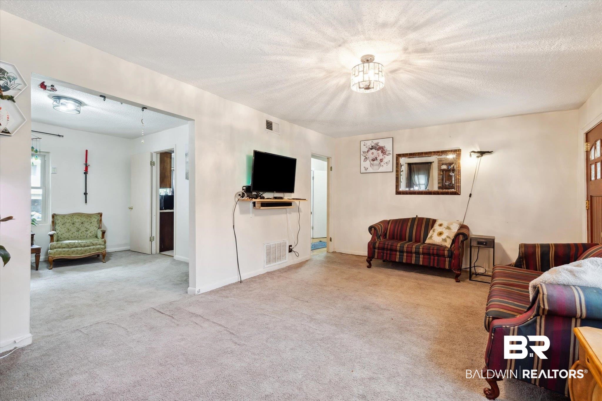 4851 Lesure Road Theodore, AL 36582 - Photo 2 of 21 Interior space featuring a textured ceiling