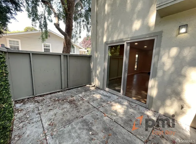 a backyard of a house