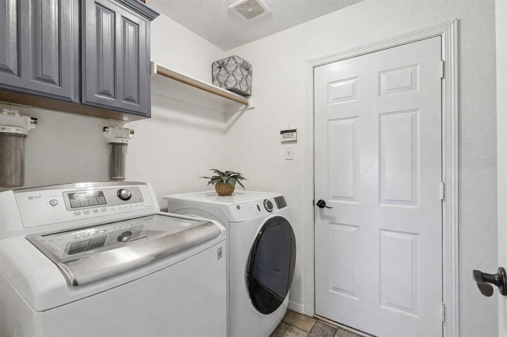 1901 Saw Tooth Court Haslet, TX 76052 - Photo 26 of 38 a utility room with dryer and washer