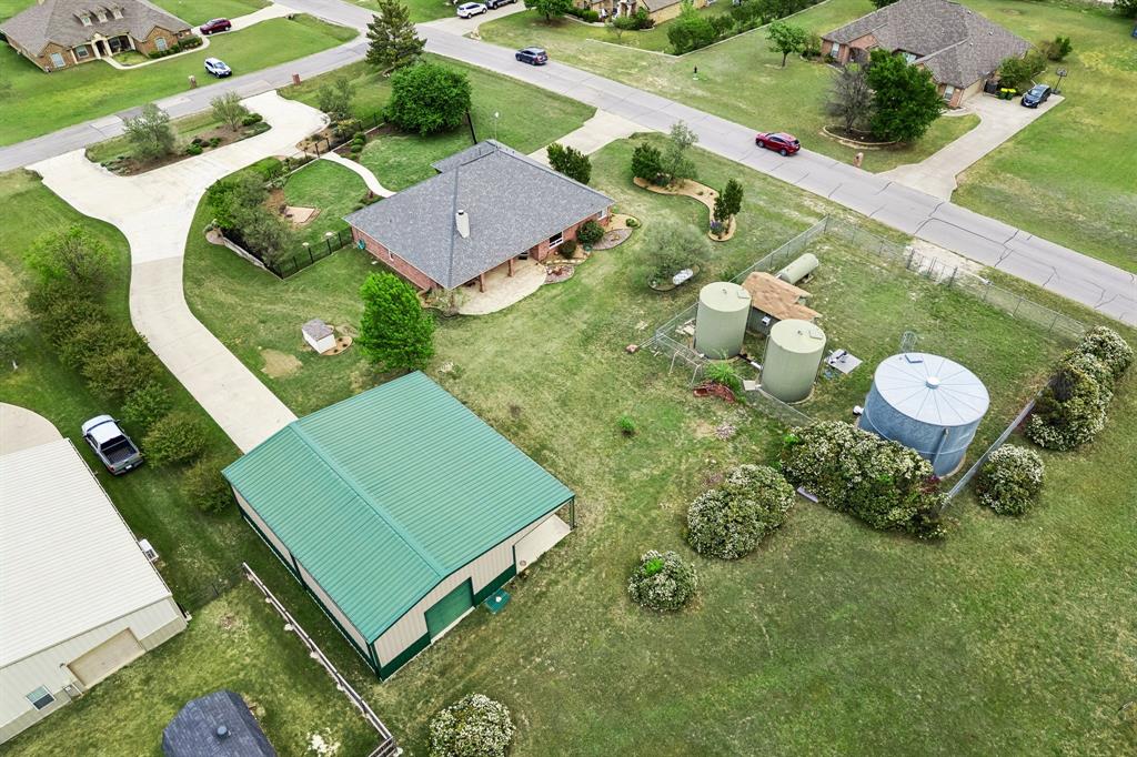 1901 Saw Tooth Court Haslet, TX 76052 - Photo 35 of 38 an aerial view of a house with a yard