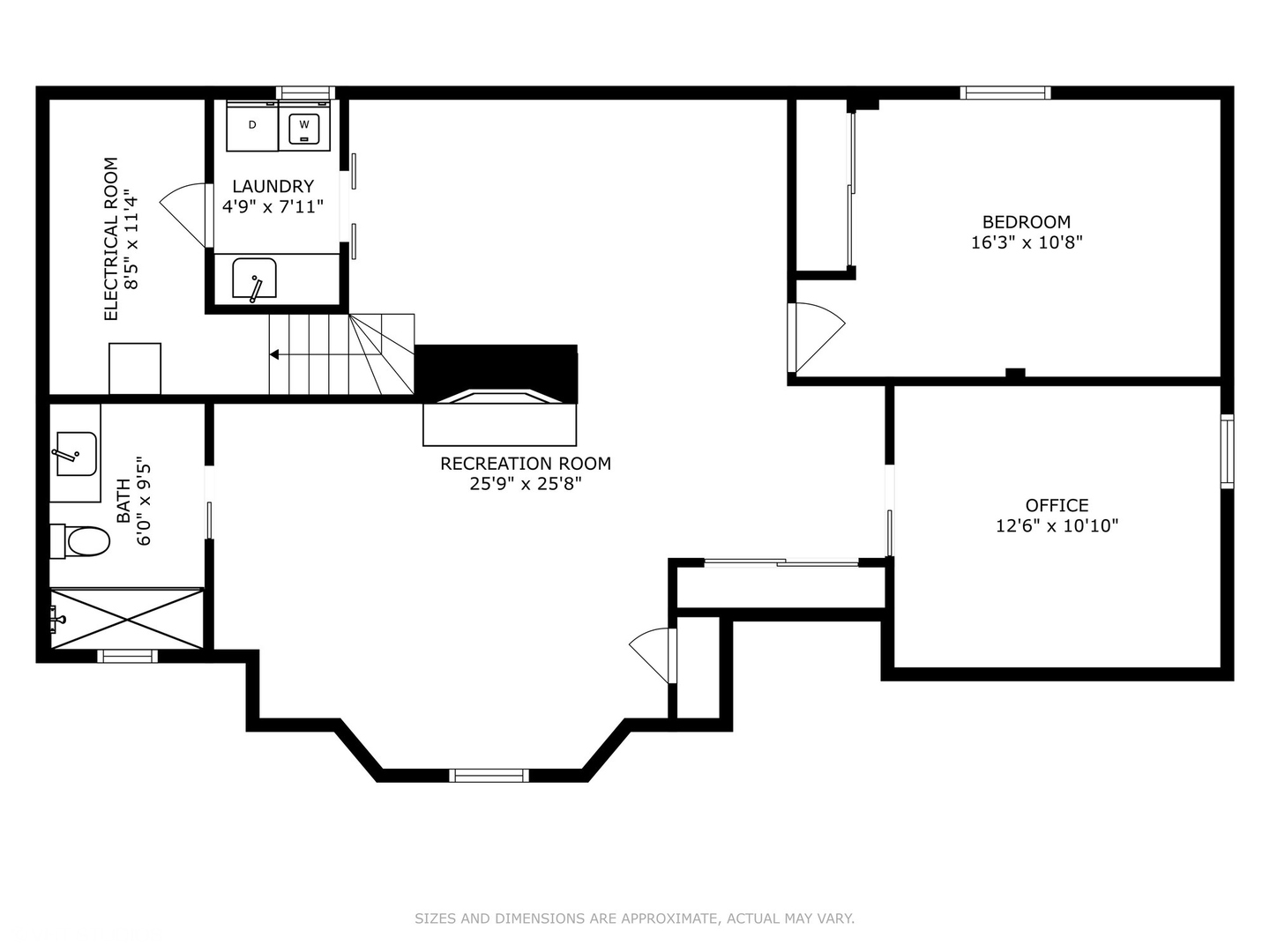 580 North Happ Road Northfield, IL 60093 - Photo 20 of 20 a picture of a floor plan