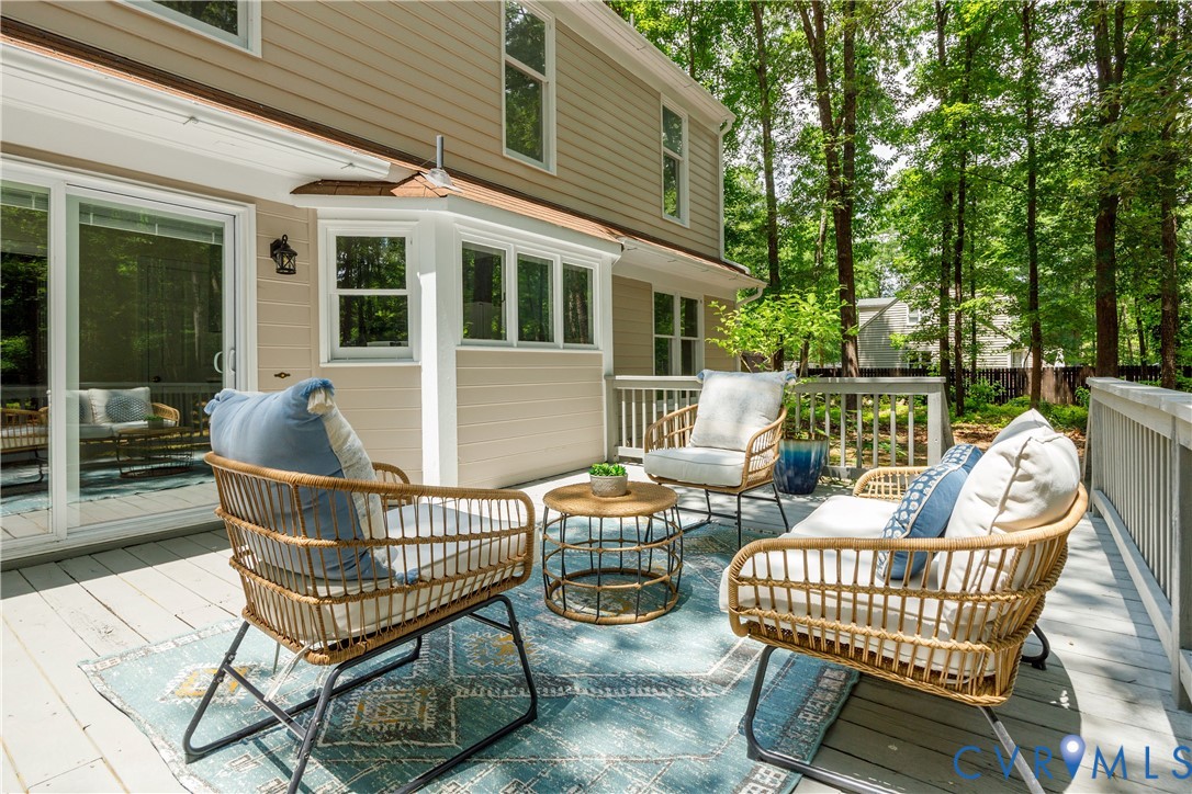 2727 River Run Road Prince George, VA 23875 - Photo 27 of 35 Large private back deck