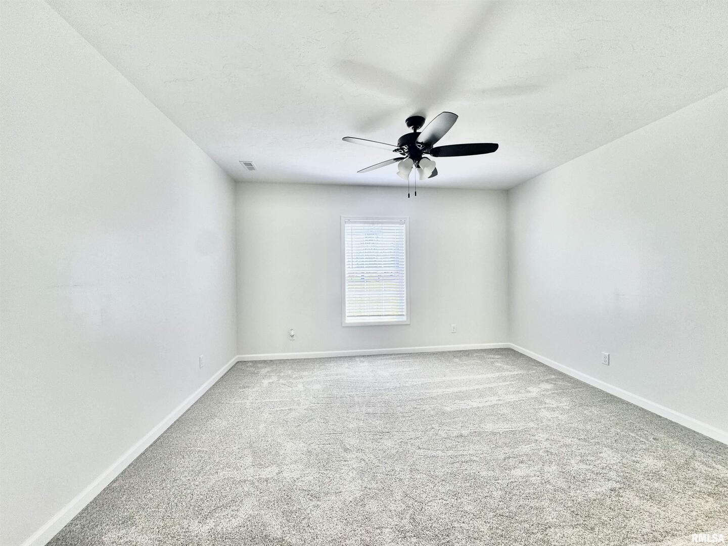 309 West Main Street Ewing, IL 62836 - Photo 23 of 37 an empty room with a window and a ceiling fan