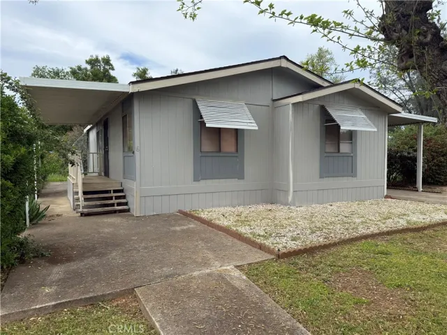a house with a outdoor space